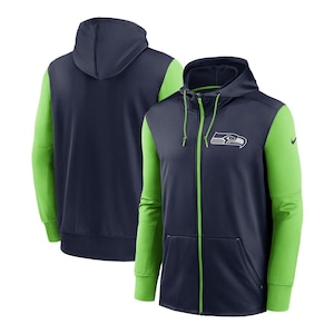 Seattle Seahawks Nike Therma Full Zip Hoodie