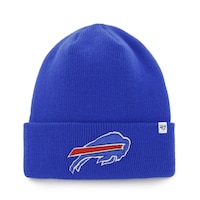 47 Brand Buffalo Bills Raised Cuffed Knit Cap - Warm Winter Headwear Front_Flat