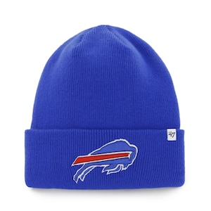 47 Brand Buffalo Bills Raised Cuffed Knit Cap - Warm Winter Headwear
