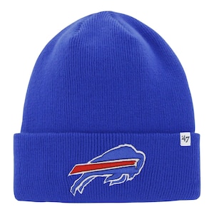 47 Brand Buffalo Bills Raised Cuffed Knit Cap - Warm Winter Headwear
