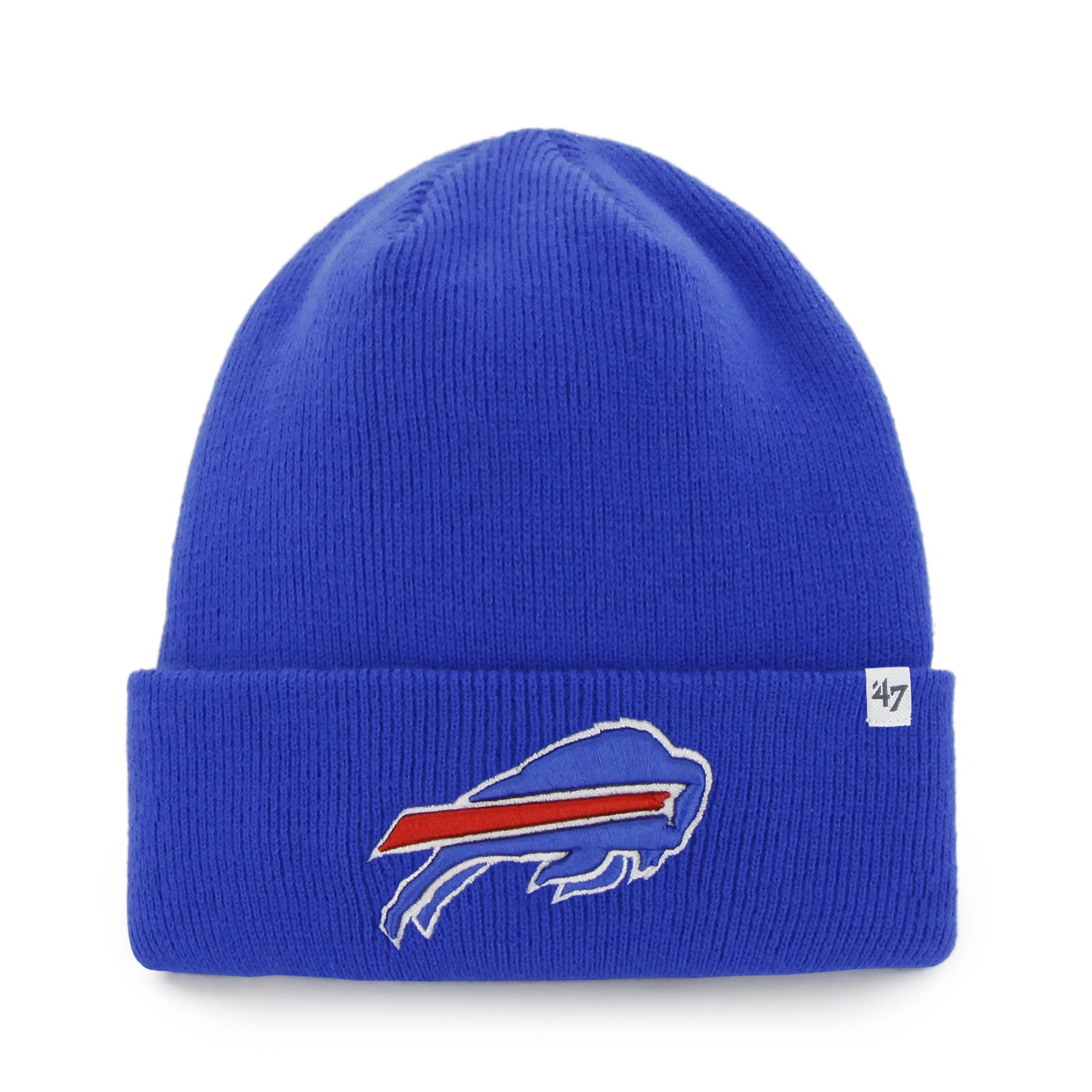 47 Brand Buffalo Bills Raised Cuffed Knit Cap - Warm Winter Headwear