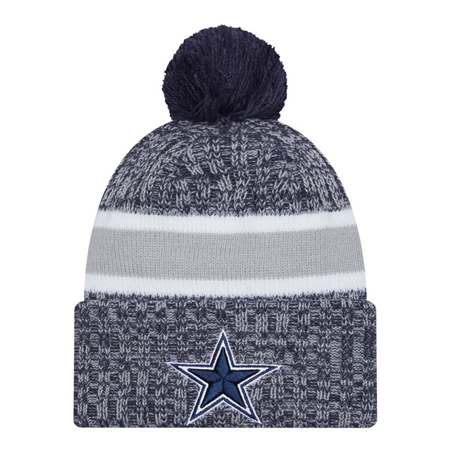 Dallas Cowboys New Era Sideline Knit Hat Front_Flat