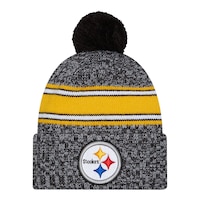 Pittsburgh Steelers New Era Sideline Knit Hat Front_Flat
