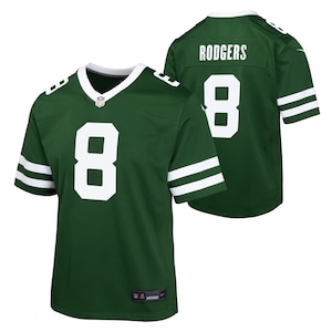 New York Jets Nike Youth Aaron Rodgers Game Jersey