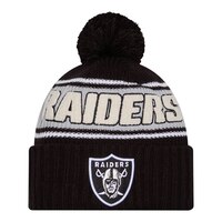 Las Vegas Raiders New Era 2024 Sideline Knit Hat Front_Flat