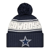 Dallas Cowboys New Era 24 Sideline Knit Hat Front_Flat