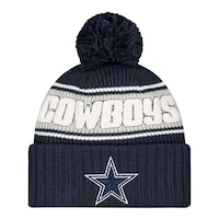 Dallas Cowboys New Era 24 Sideline Knit Hat Front_Flat