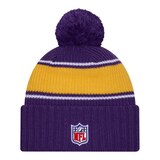 Minnesota Vikings New Era 24 Sideline Knit Hat Back_Flat
