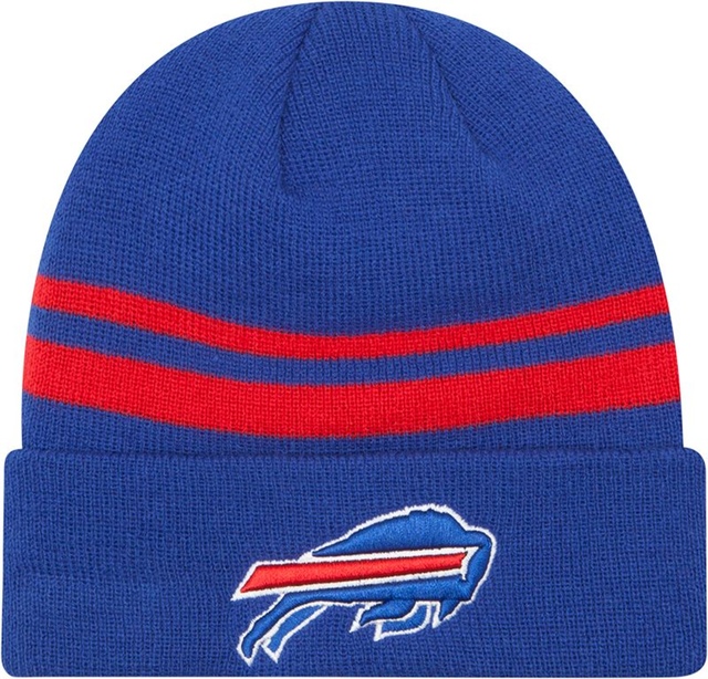 Buffalo Bills New Era Cuffed Knit Front_Flat