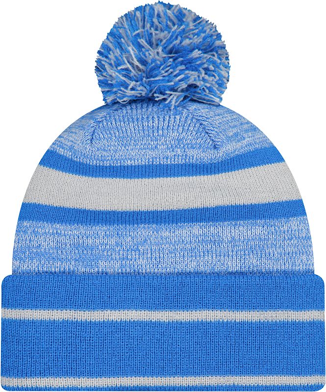 Detroit Lions New Era Cuffed Pom Knit Hat