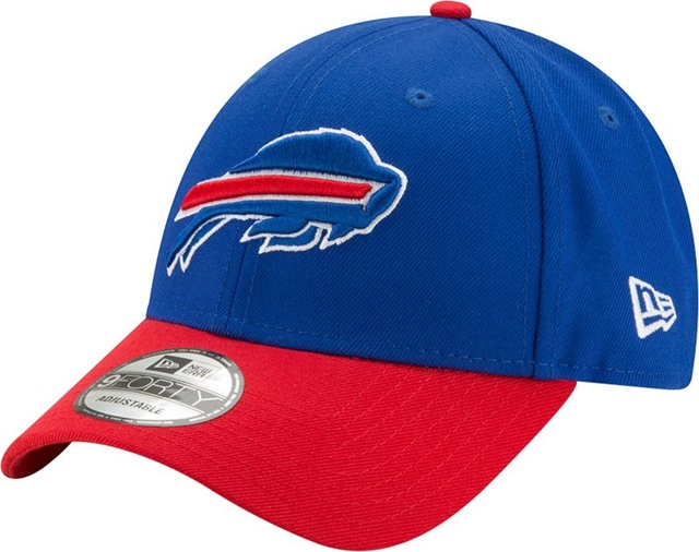 Buffalo Bills New Era The League 9FORTY Cap Front_Angled_Left