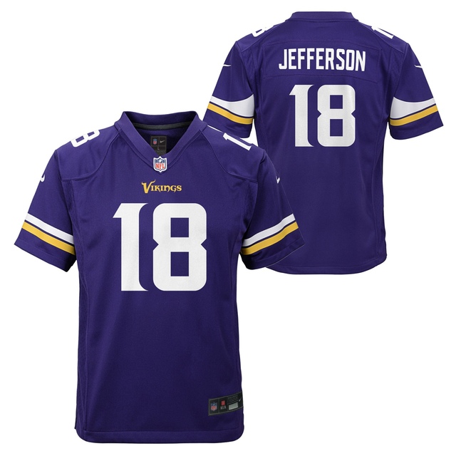 Nike Youth Minnesota Vikings Jefferson Game NFL Jersey
