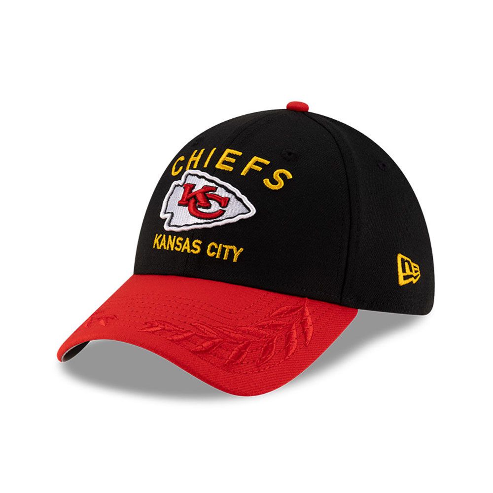 Kansas City Chiefs New Era 2025 Draft 39THIRTY Cap