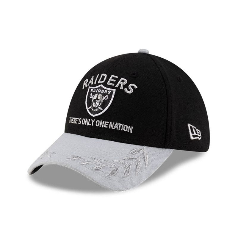 Las Vegas Raiders New Era 2025 Draft 39THIRTY Cap