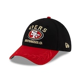 San Francisco 49ers New Era 2025 Draft 39THIRTY Cap Front_Angled_Left