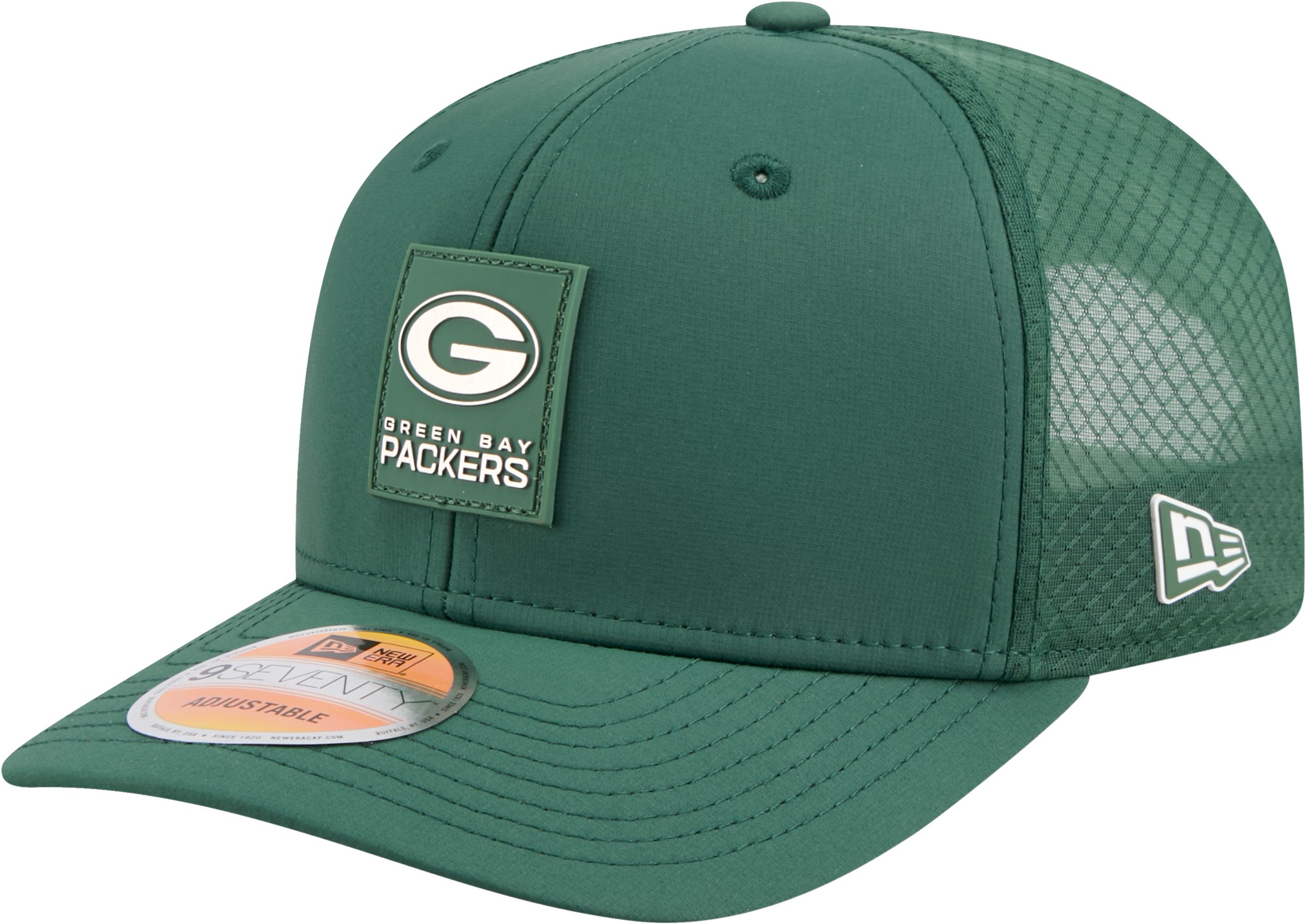 New Era Green Bay Packers 9SEVENTY Sideline Cap Adjustable Snapback Trucker