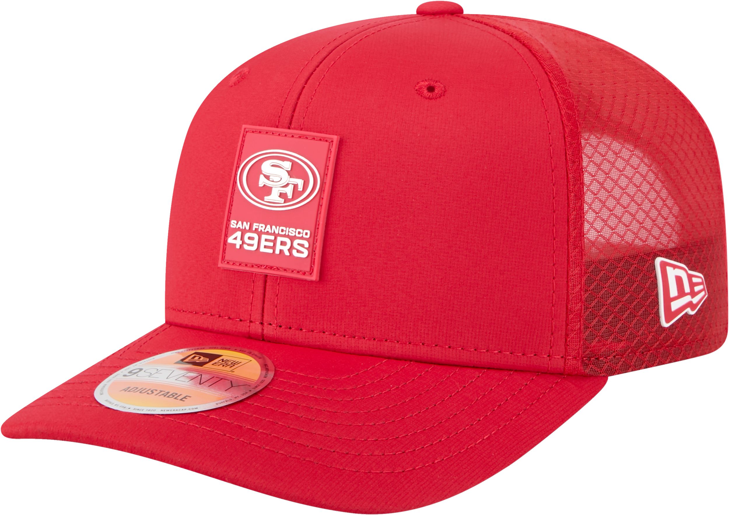 New Era San Francisco 49ers 9SEVENTY Sideline Cap, Adjustable Snapback Trucker Cap