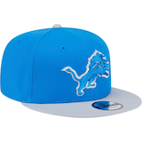 New Era Detroit Lions 9FIFTY Evergreen Snap-Back Cap Front_Angled_Right