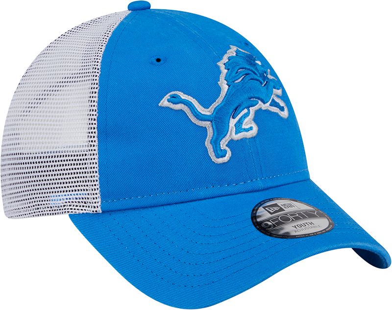 New Era Youth Detroit Lions 9FORTY Trucker Cap