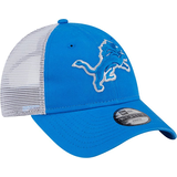 New Era Youth Detroit Lions 9FORTY Trucker Cap Front_Angled_Right