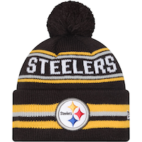 New Era Pittsburgh Steelers Knit Hat Front_Flat