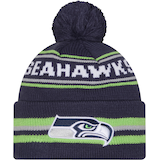 New Era Seattle Seahawks Classic Knit Hat Front_Flat