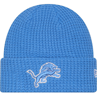 Detroit Lions New Era Waffle Knit Hat Front_Flat