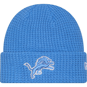 Detroit Lions New Era Waffle Knit Hat