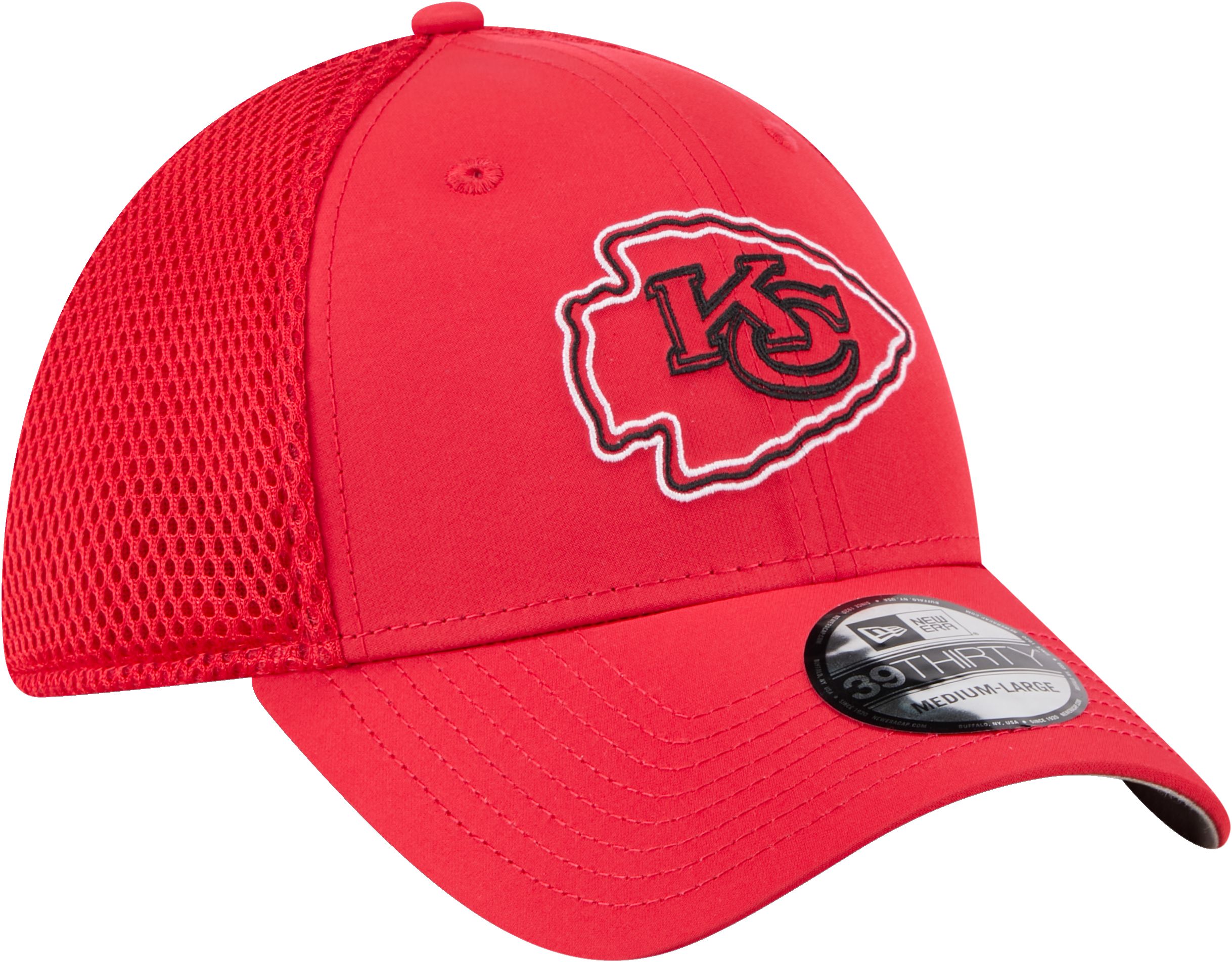 Kansas City Chiefs New Era 39THIRTY Outline Cap