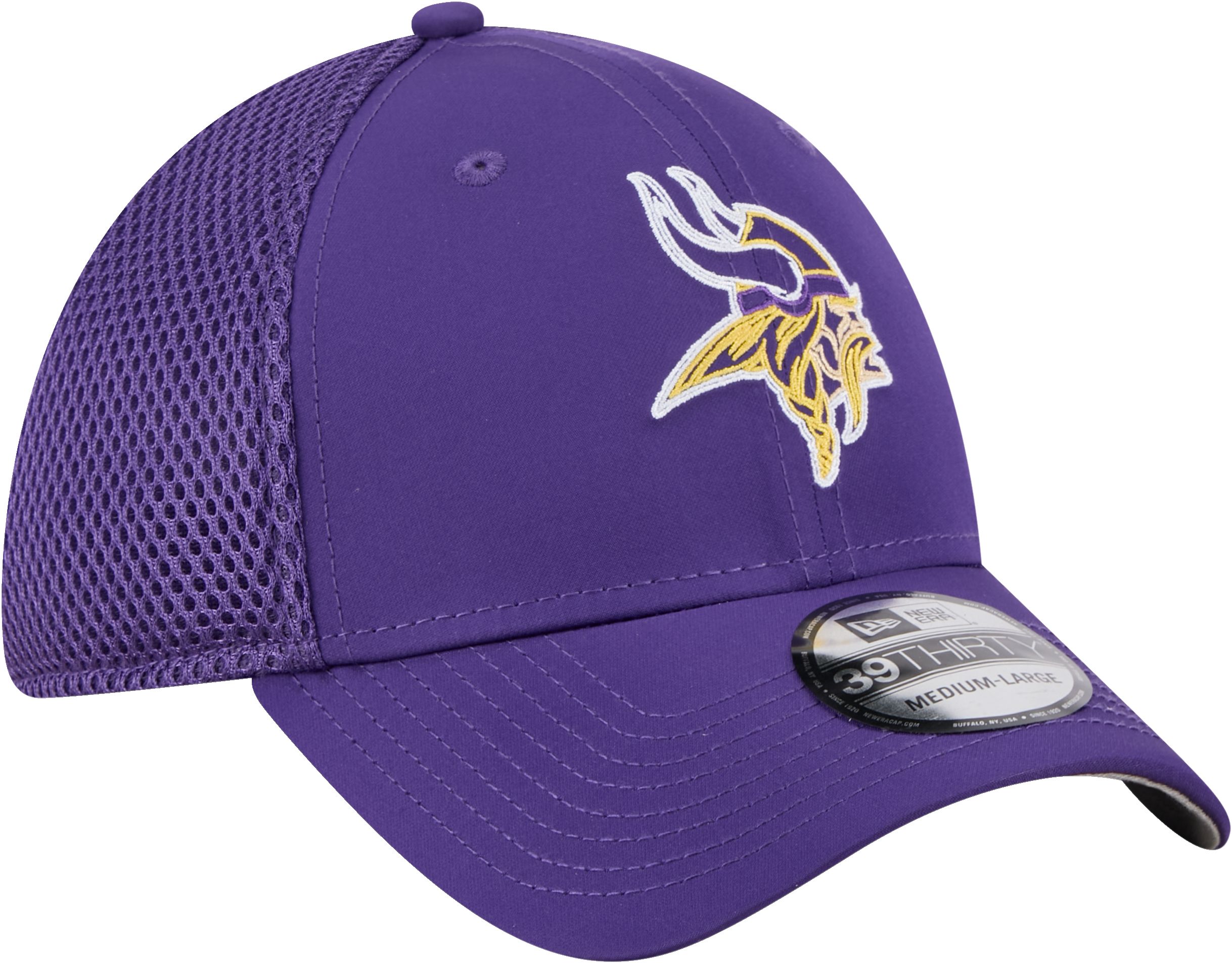 New Era Minnesota Vikings 39THIRTY Outline Cap - NFL Stretch Fit Cap