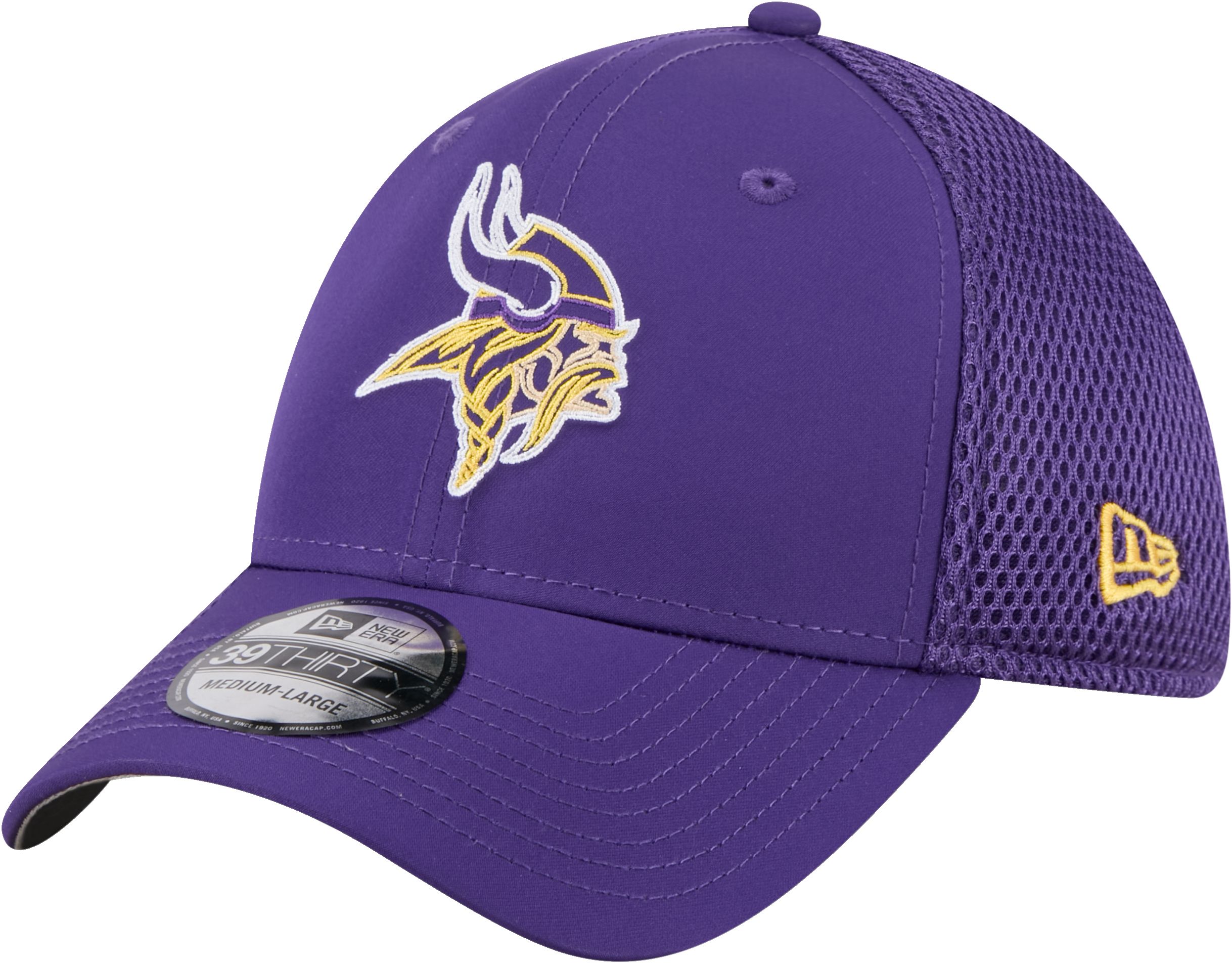 New Era Minnesota Vikings 39THIRTY Outline Cap - NFL Stretch Fit Cap