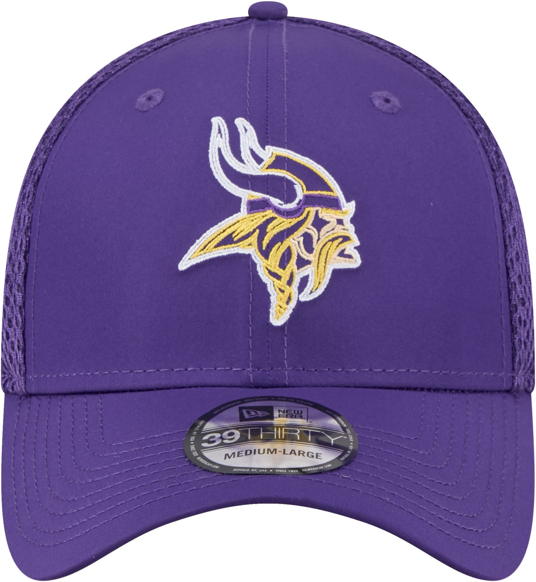 New Era Minnesota Vikings 39THIRTY Outline Cap - NFL Stretch Fit Cap