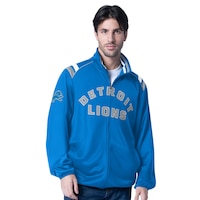 Detroit Lions G-III Pinch Runner Track Jacket Front_Angled_Right