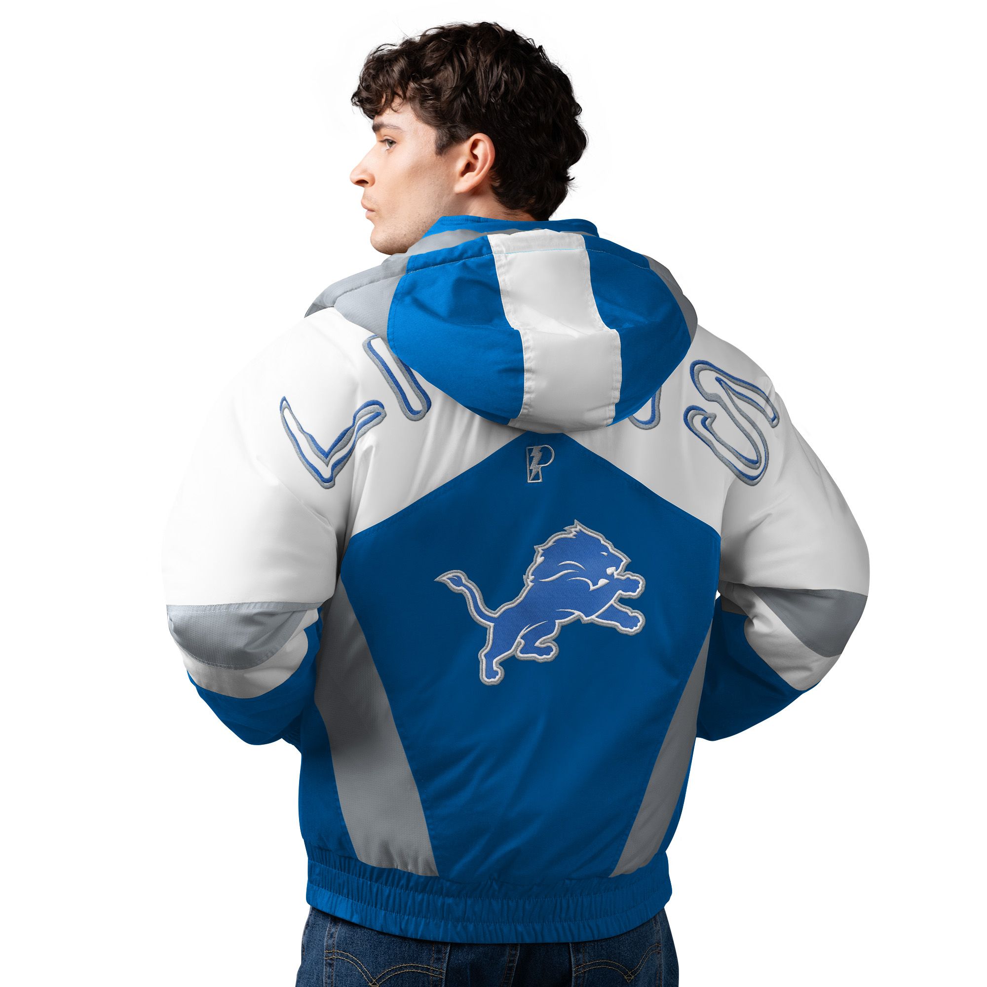 Detroit Lions Pro Player Shoulder To Shoulder Winter Jacket