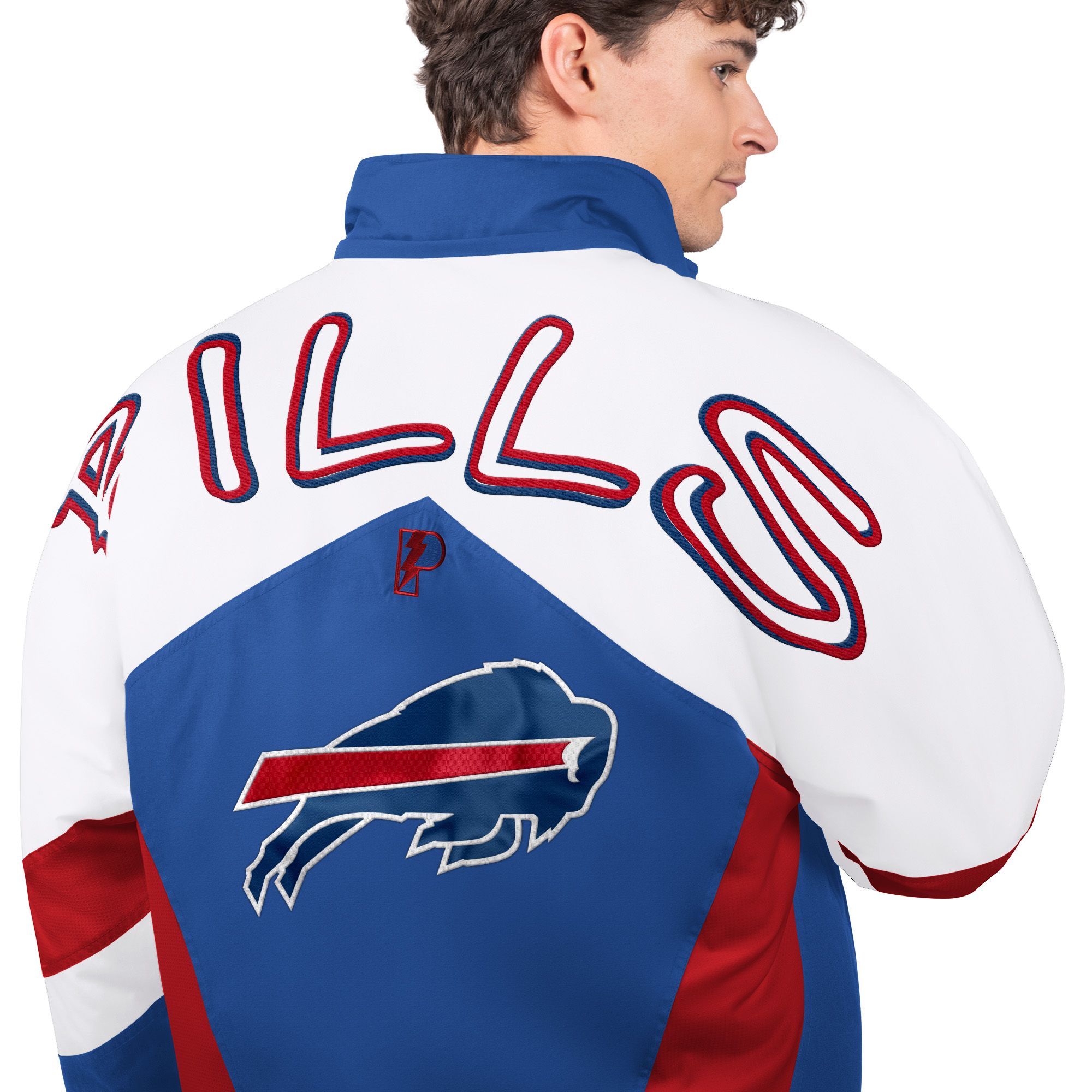 Buffalo Bills Pro Player Shoulder To Shoulder Winter Jacket