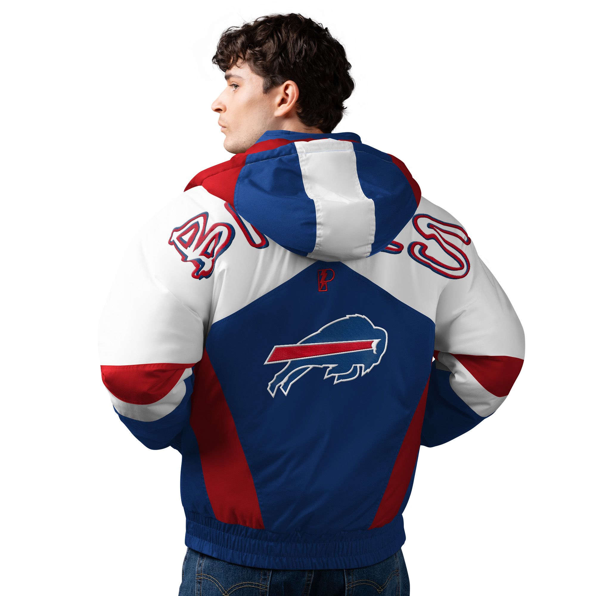 Buffalo Bills Pro Player Shoulder To Shoulder Winter Jacket