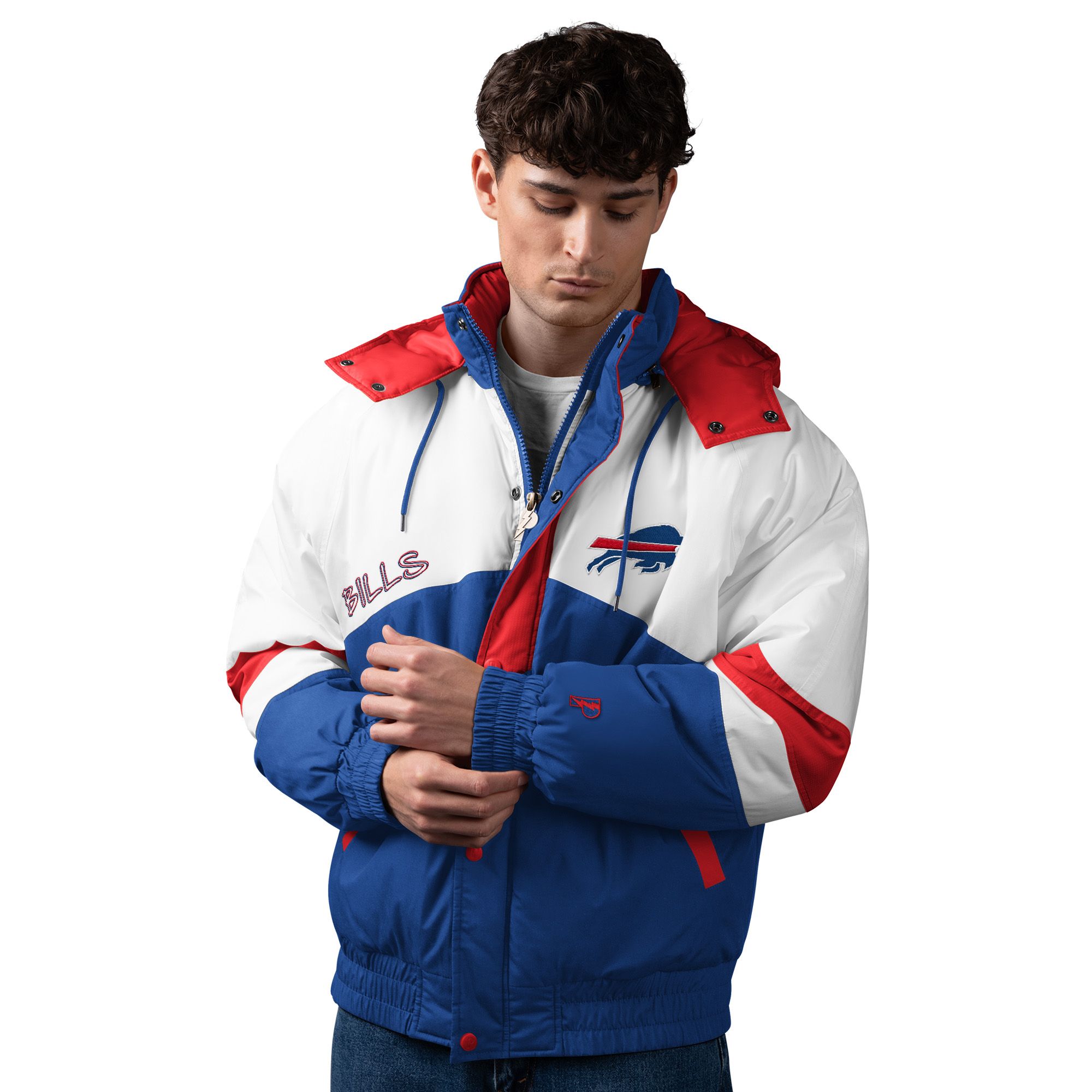 Buffalo Bills Pro Player Shoulder To Shoulder Winter Jacket