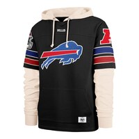 47 Brand Buffalo Bills Split Zone Lacer Hoodie - NFL Licensed Clothing