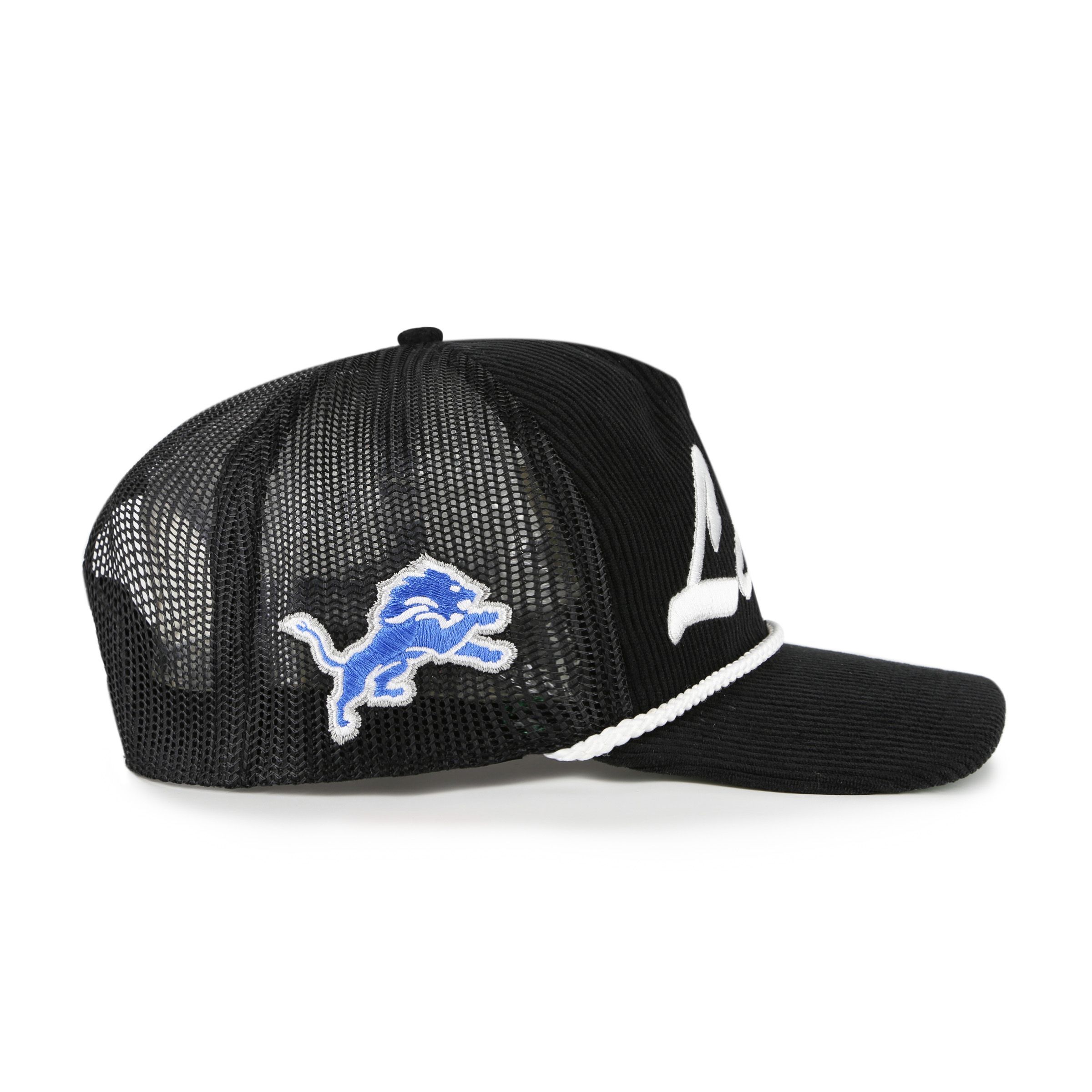 47 Brand Detroit Lions Double Header Hitch Snapback Hat