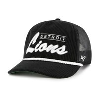 47 Brand Detroit Lions Double Header Hitch Snapback Hat Front_Angled_Left
