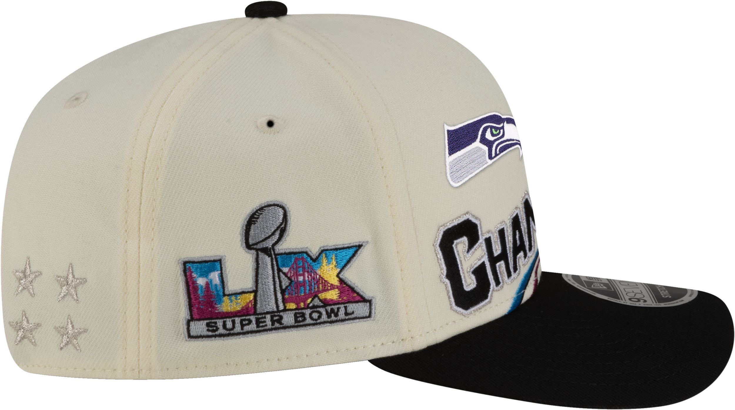 New Era Seattle Seahawks Super Bowl Luxe 9SEVENTY Cap