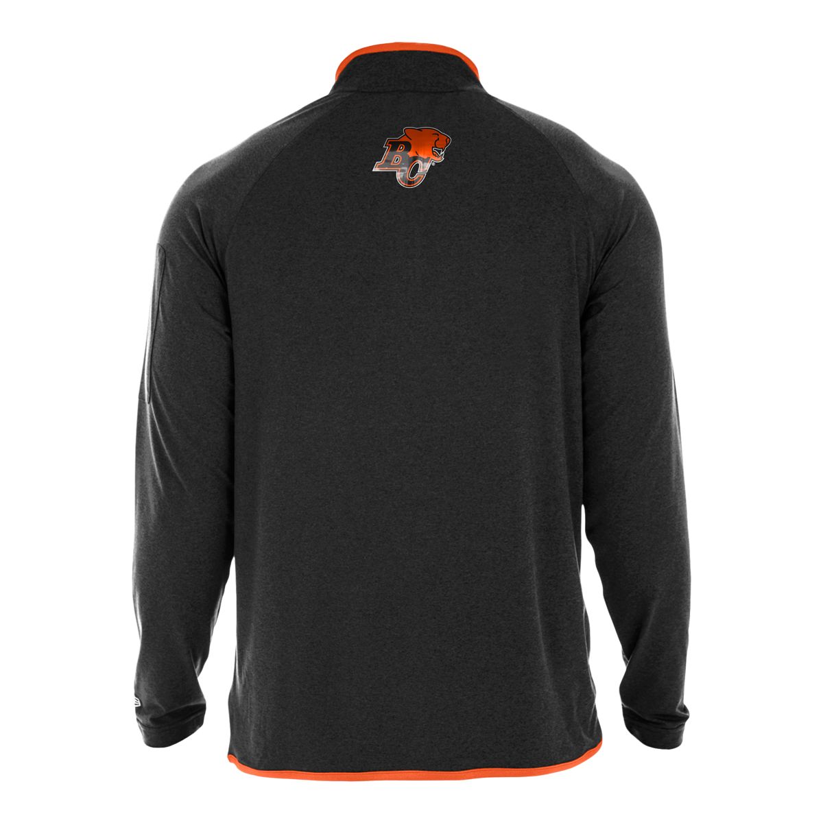 BC Lions New Era 1/4 Zip Pullover Heather Top