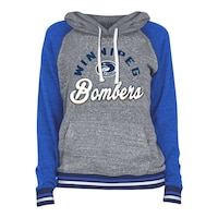 Winnipeg Blue Bombers New Era Women's Triblend Hoodie Front_Flat