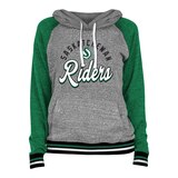 Saskatchewan Roughriders New Era Women's Triblend Hoodie Front_Flat