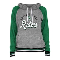 Saskatchewan Roughriders New Era Women's Triblend Hoodie Front_Flat