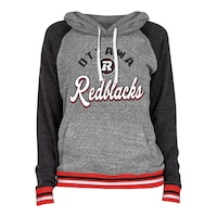 Ottawa Redblacks New Era Women's Triblend Hoodie Front_Flat