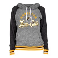 Hamilton Tiger-Cats New Era Women's Triblend Hoodie Front_Flat