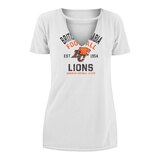 BC Lions New Era Women's V Neck T Shirt Front_Flat