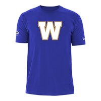 Winnipeg Blue Bombers New Era Reign Logo Sideline T Shirt Front_Flat