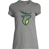 Edmonton Elks G-III Women's Logo Endzone T Shirt Front_Flat